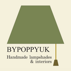 Navy Blue Cotton French Drum Lampshade | Handmade Ceiling Light Shade | UK