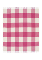 Lucy's Raspberry Checker Throw