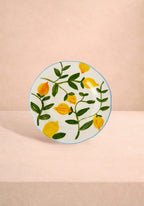 Buds in May — Hand-Painted Lunch Plates Inspired by Matisse Set of 4