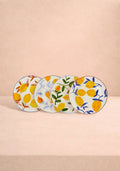 Buds in May — Hand-Painted Lunch Plates Inspired by Matisse Set of 4