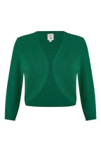 Yumi Dark Green Knitted Bolero