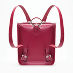 Handmade Leather City Backpack - Magenta