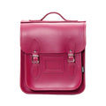 Handmade Leather City Backpack - Magenta