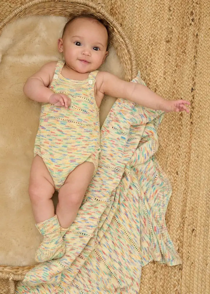 Magic - Space Dye Knitted Bubble Romper