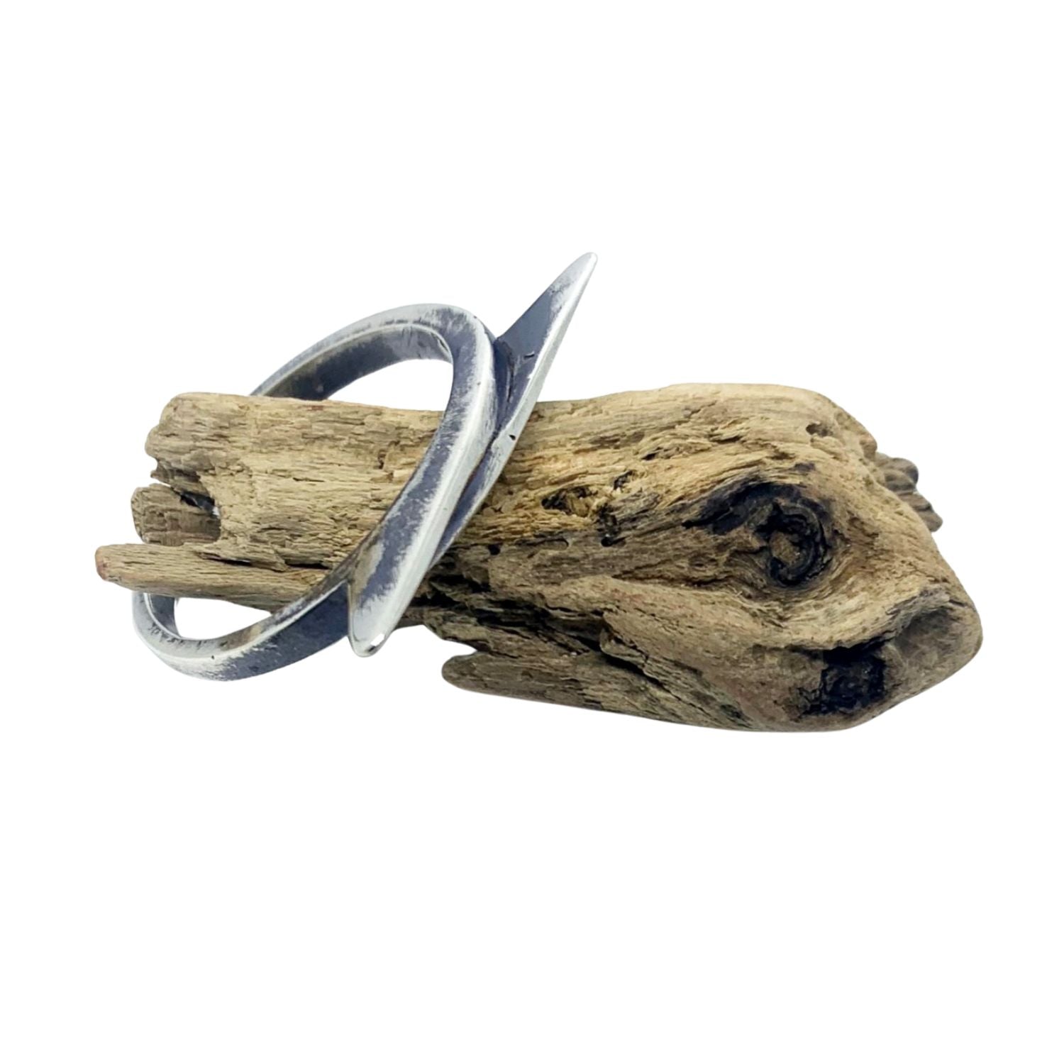 Two-Way Ring – One of a Kind – Handmade Sterling Silver 925 – Spike Band & Statement Design