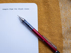 A6 Handmade Notebook with Robin Design