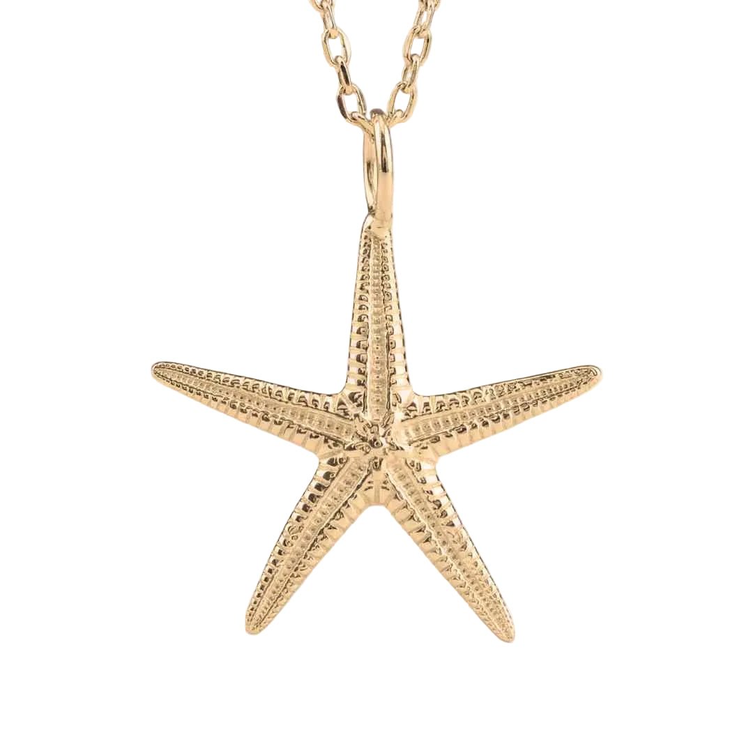 Maxi Gold Ocean Starfish Necklace