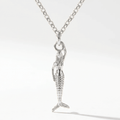 Maxi Mermaid Silver Necklace - Zennor