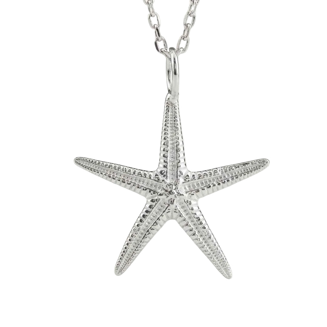 Maxi Silver Starfish Necklace