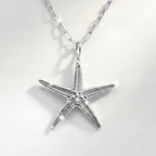 Maxi Silver Starfish Necklace