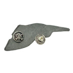 Medaglie Skull Bones Stud Earring – Sterling Silver 925