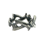 Men’s Spike Ring – Sterling Silver 925, Lost Wax Carving