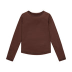 Merino Long Sleeve, Chocolate Brown