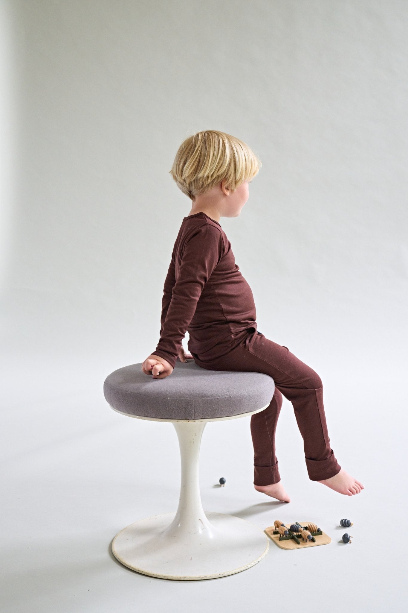 Merino Long Sleeve, Chocolate Brown