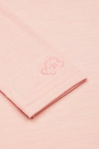 Merino Polo Neck, Pink Peach Blossom