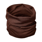 Merino Snood, Chocolate Brown