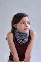 Merino Snood, Grey Marle