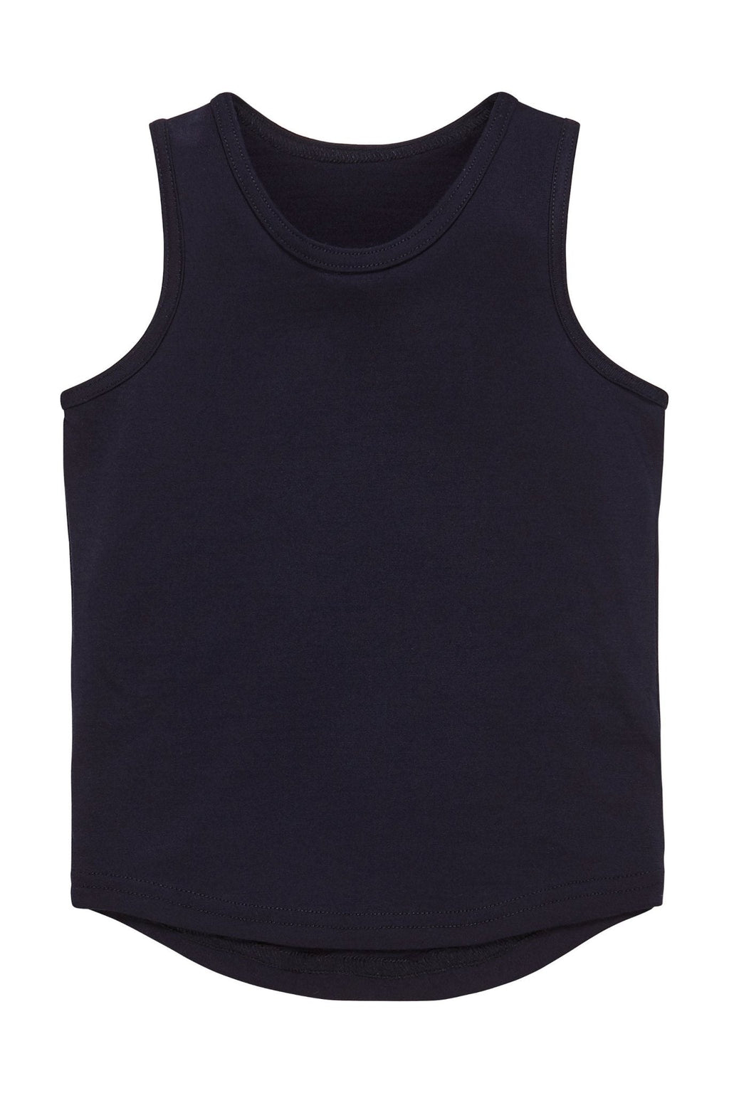 Merino Tank, Midnight Blue