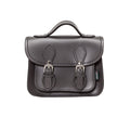 Handmade Leather Micro Satchel - Graphite