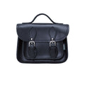 Handmade Leather Micro Satchel - Navy