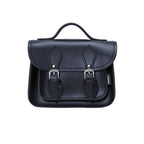 Handmade Leather Micro Satchel - Navy