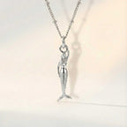 Mini Mermaid Silver Necklace - Zennor