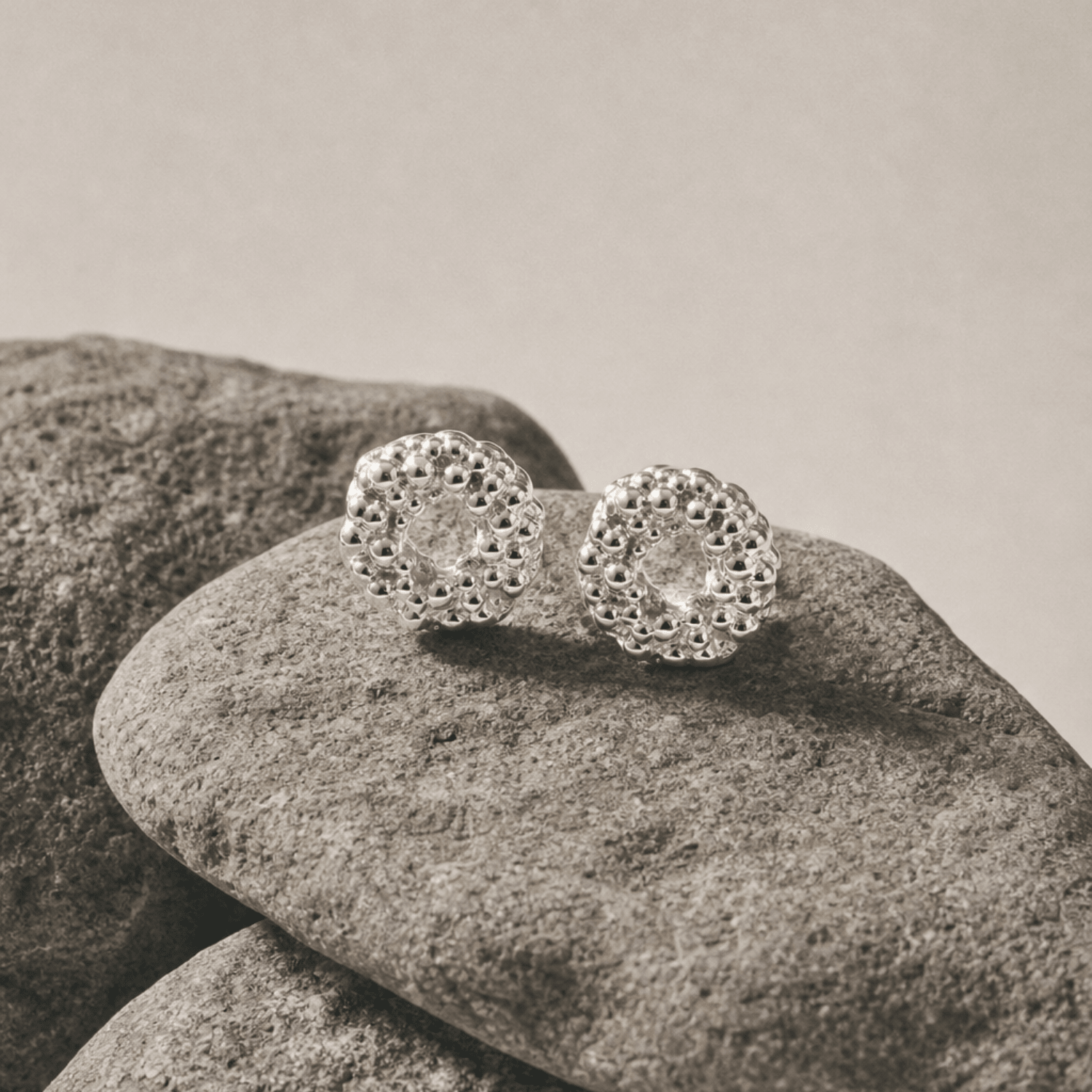 Mini Ocean Inspired Barnacle Hoops