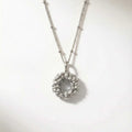 Mini Silver Barnacle Necklace