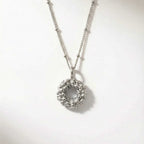 Mini Silver Barnacle Necklace