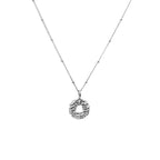 Mini Silver Barnacle Necklace