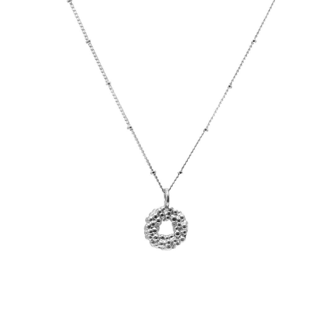 Mini Silver Barnacle Necklace