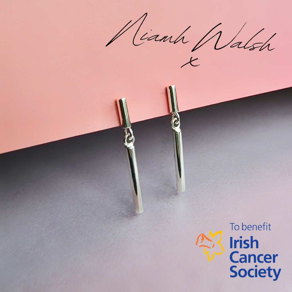 Minimalist Dainty Silver Bar Stud Earrings