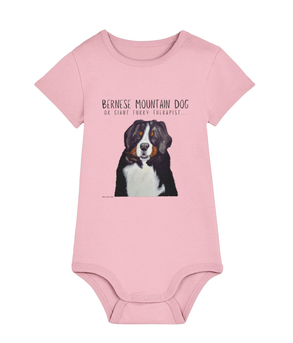 Bernese Mountain Dog Baby Bodysuit – Cuteness Overload Alert!