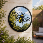 Honey Bee Garden Mirror