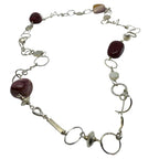 Mookaite Jasper Necklace & Recycle Sterling Silver – One-of-a-Kind Handmade Design