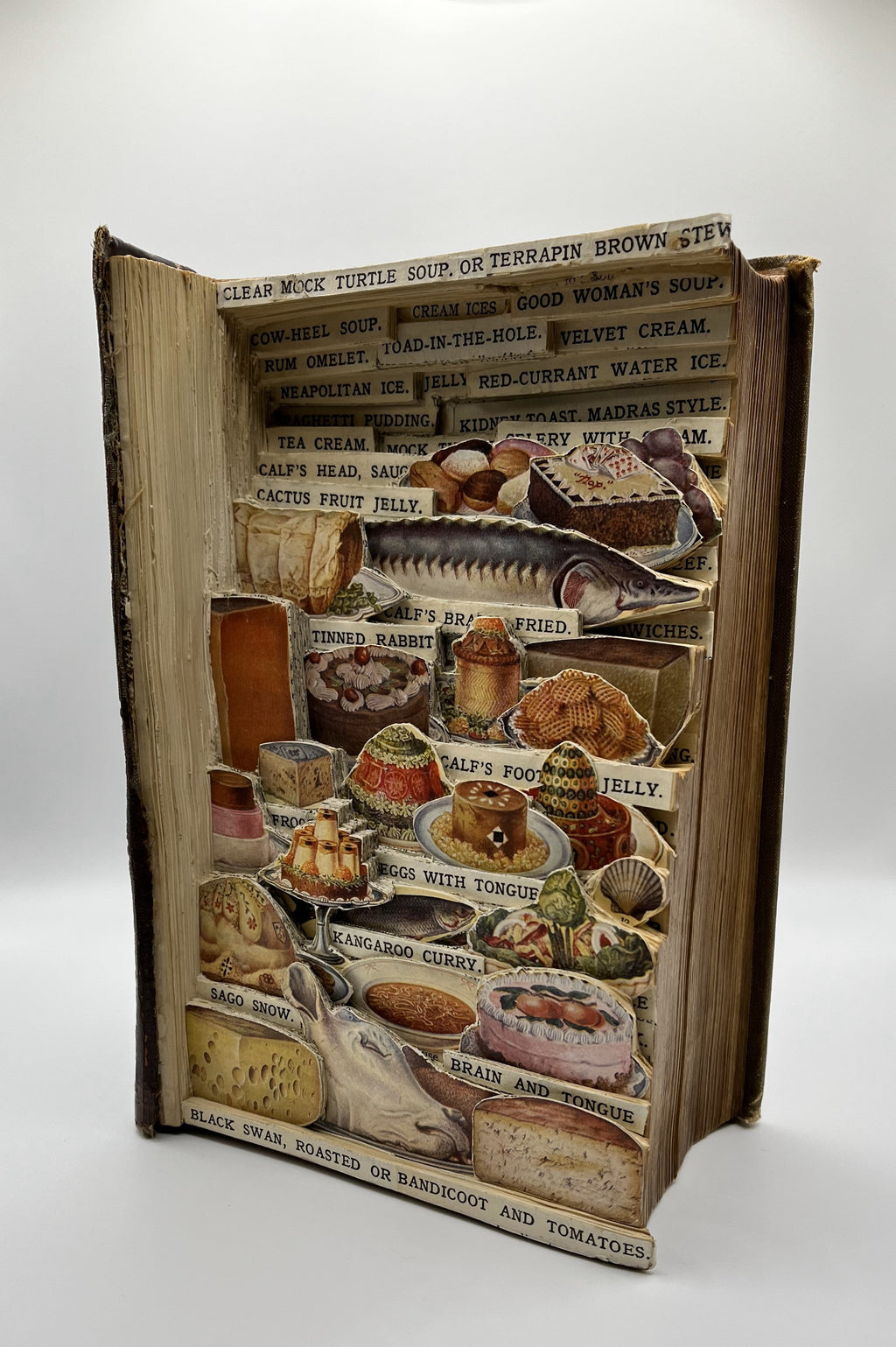 Mrs Beeton's Household Management Book Carving / Altered Book