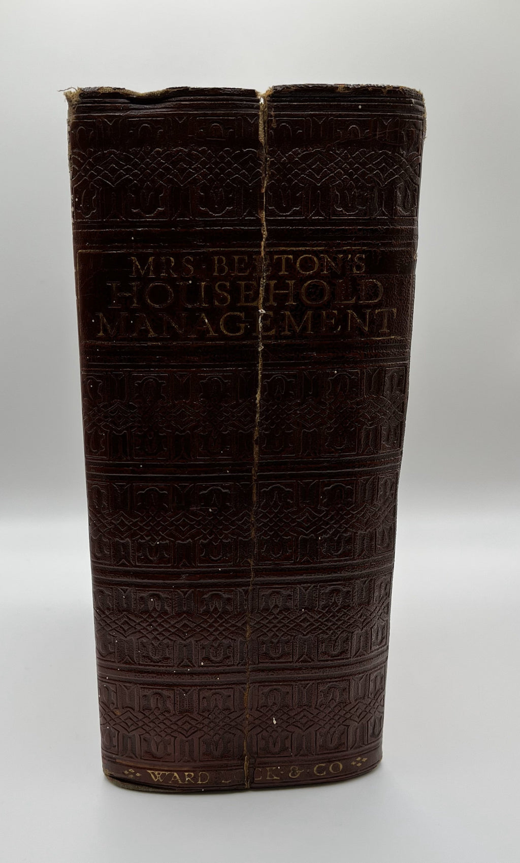 Mrs Beeton's Household Management Book Carving / Altered Book