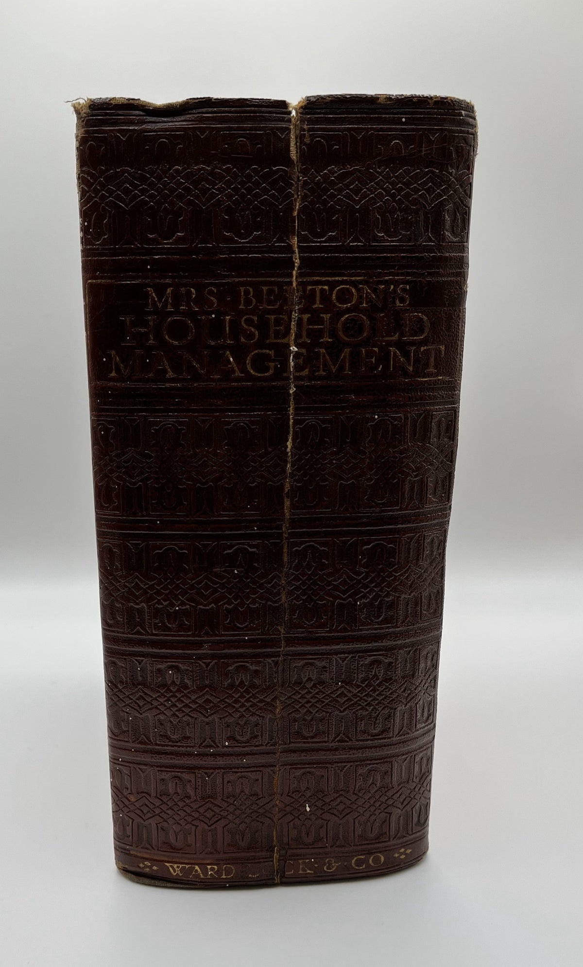 Mrs Beeton's Household Management Book Carving / Altered Book