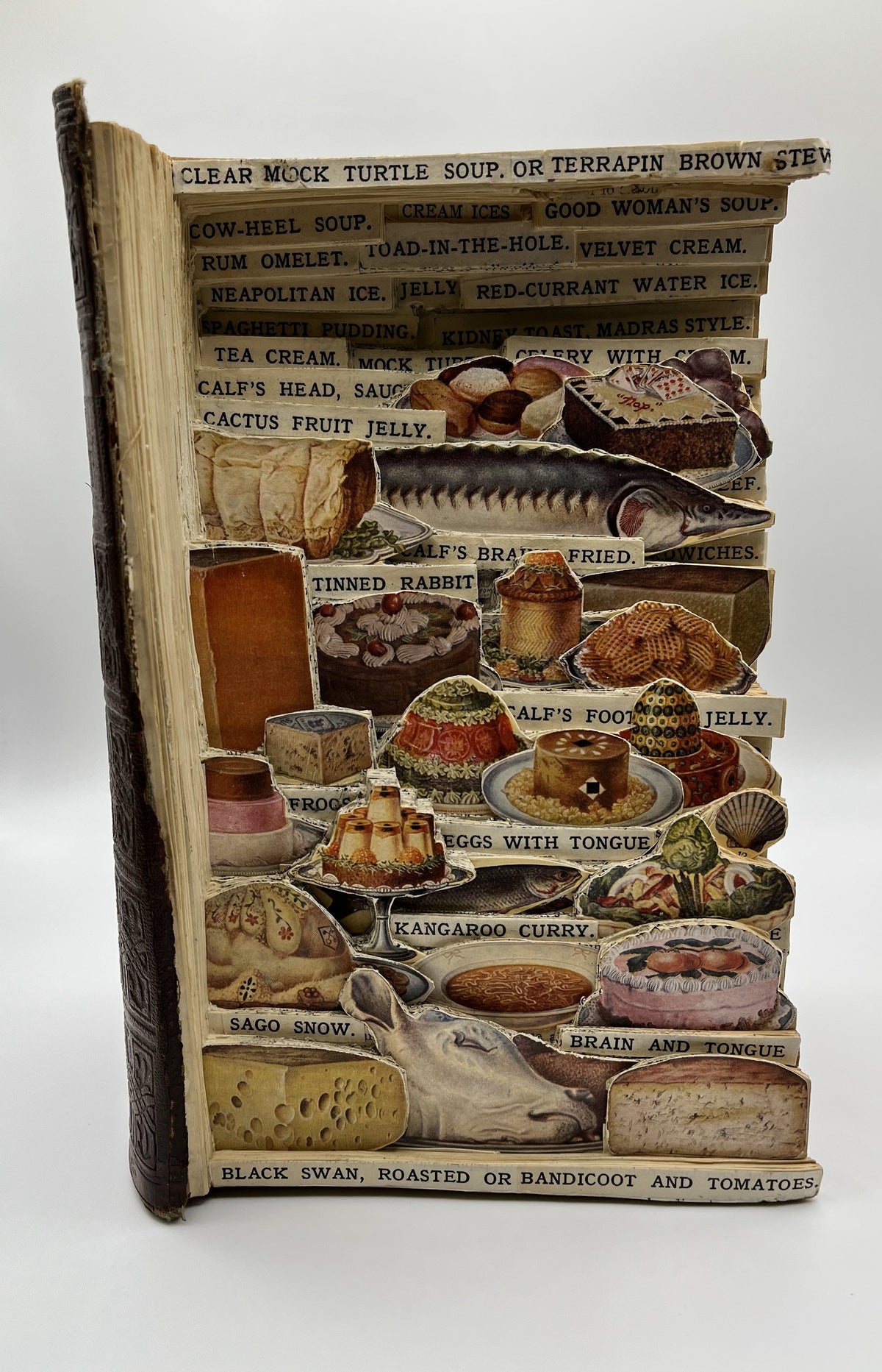 Mrs Beeton's Household Management Book Carving / Altered Book