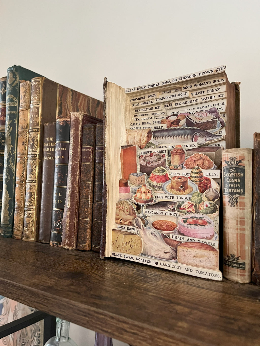 Mrs Beeton's Household Management Book Carving / Altered Book