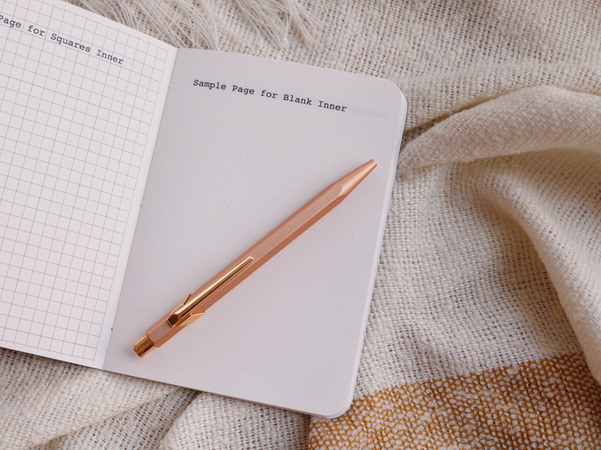 A6 Handmade Notebook with Mushroom & Fern Design