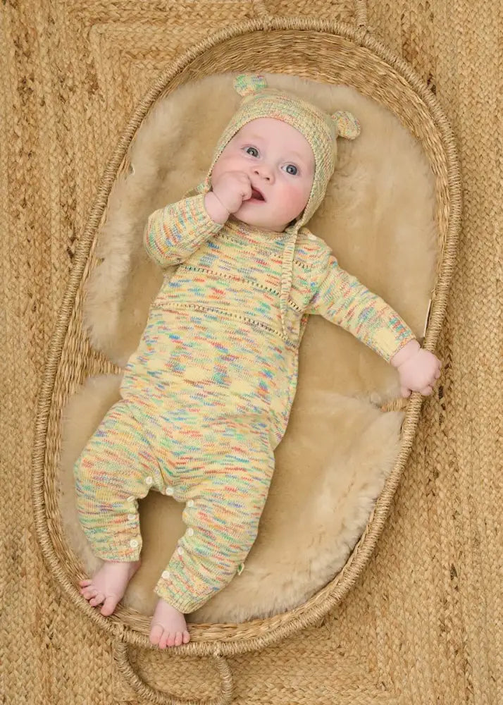 Mystic - Space Dye Knitted Baby Onesie