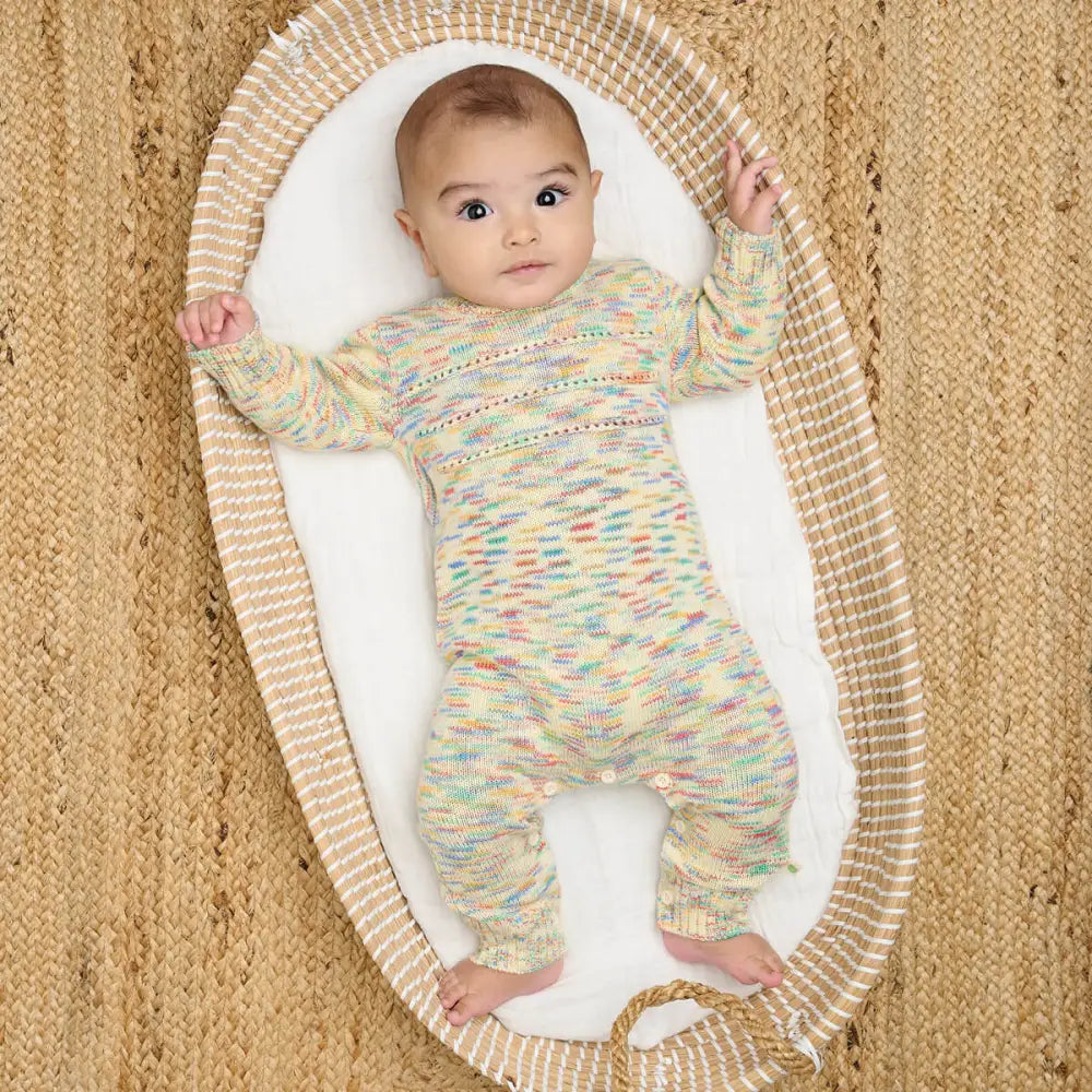 Mystic - Space Dye Knitted Baby Onesie
