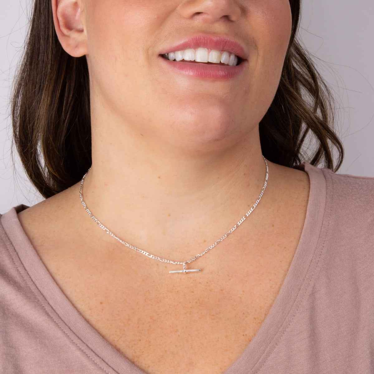 Beginnings T-Bar Link Chain Necklace