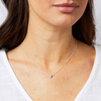 Laura Ashley Silver Thorncliff Daisy Necklace