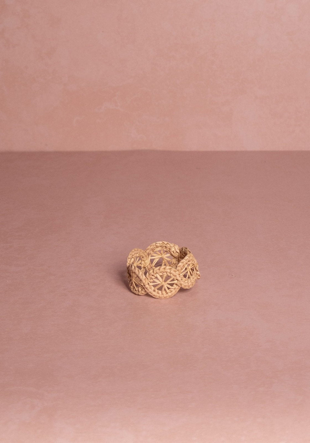 Atlántico Iraca Woven Napkin Ring, Natural
