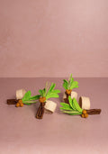 Atlantico Palm Tree Napkin Ring, Green - Set of 4