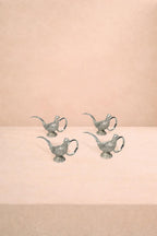 Pheasant Feathered Pewter  Napkin Ring - Set of 4