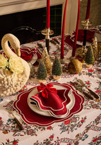 The Bordeaux Scallop Napkin- Set of 4