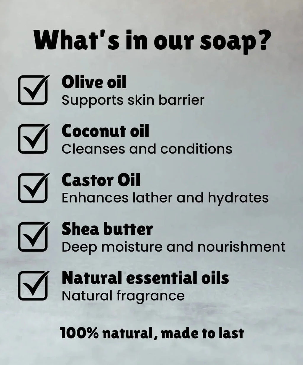 Natural Soap Bar Bundle (8 pack)